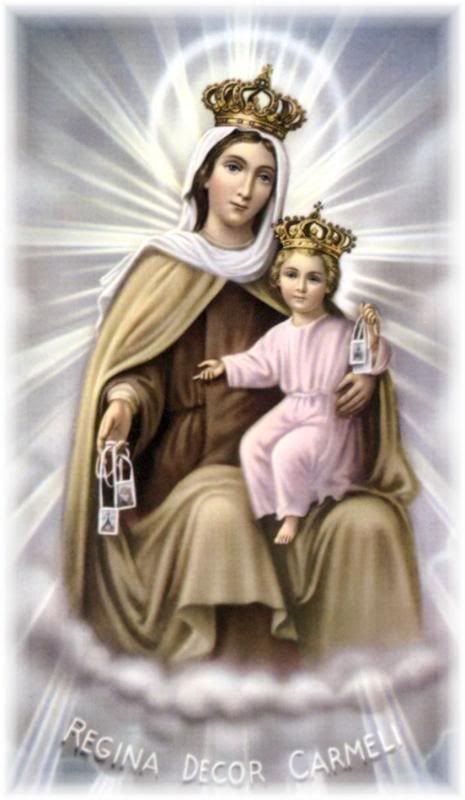 A Year Of Prayer Rosaries Our Lady Of Mount Carmel The Brown